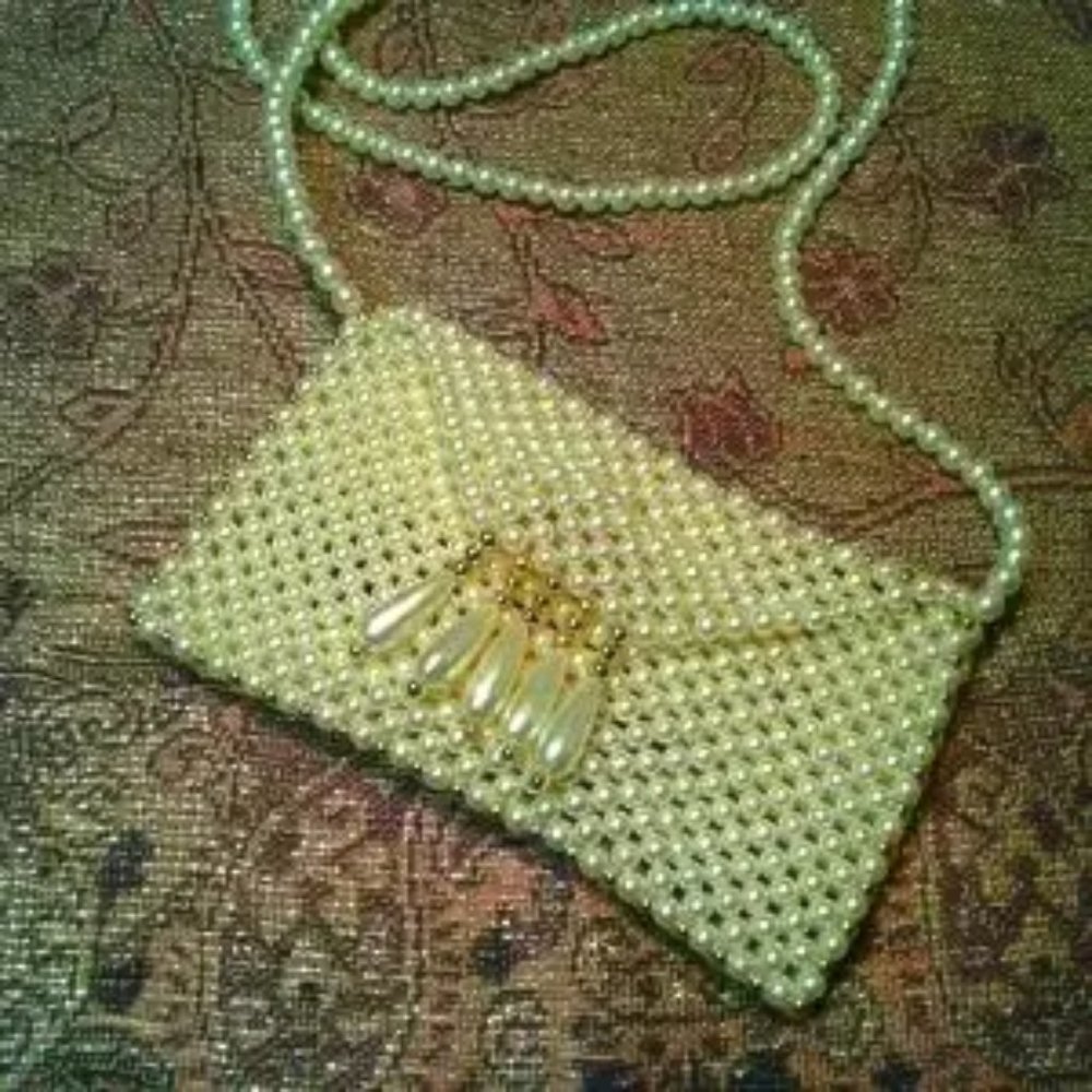 Gorgeous Vintage Beaded Bag - Picture 3 of 5